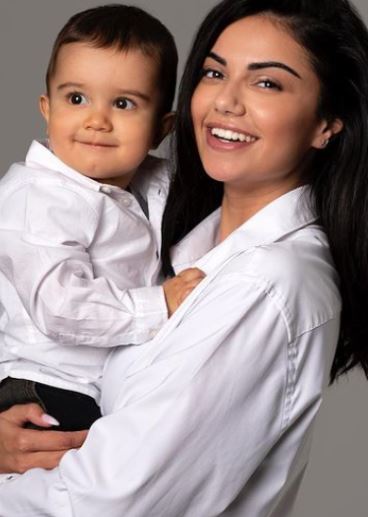 Claudia Rodriguez with her son Mateo